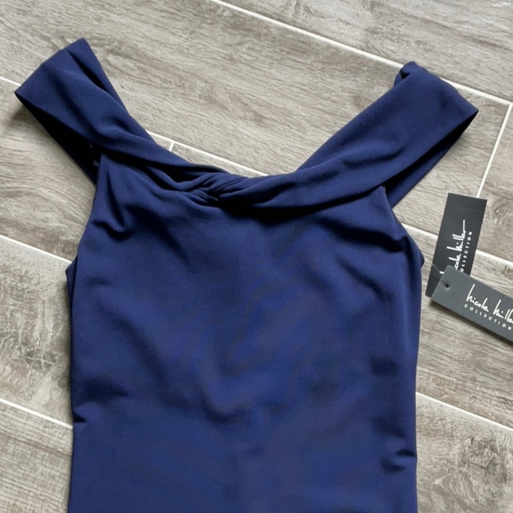 Nicole Miller Collection Navy Dress M NWT